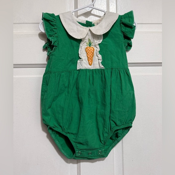 Marie Nicole Other - 18-24M Easter Bubble Girls Rabbit Bunny Carrot Green